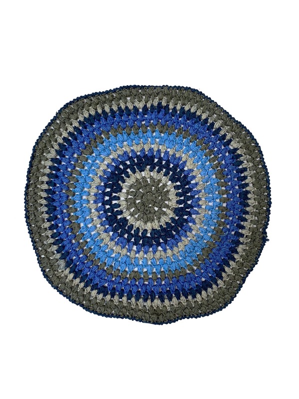 Blue grey circle net