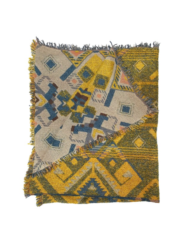 Both-sided bohemian rug