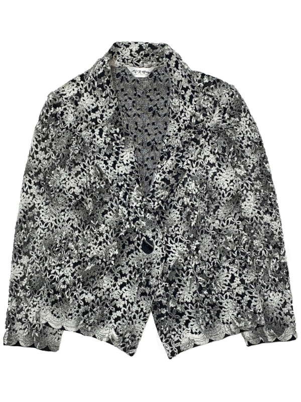 Lace layered flower jacket