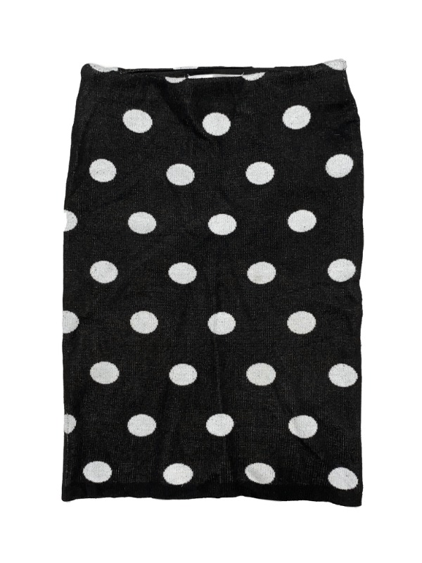 Dot knit banding skirt