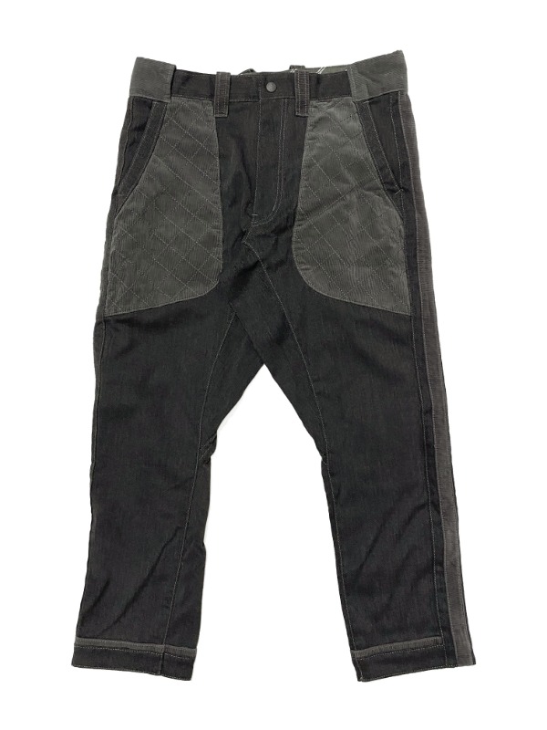 White Mountaineering fabric mix pants
