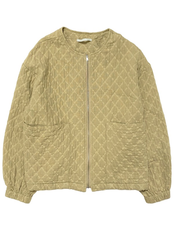Cotton zip-up jacket