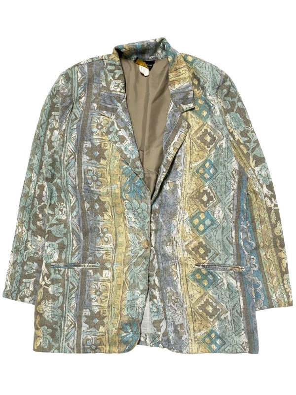 Pattern design over-sized jacket