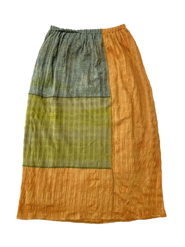 Patch banding skirt