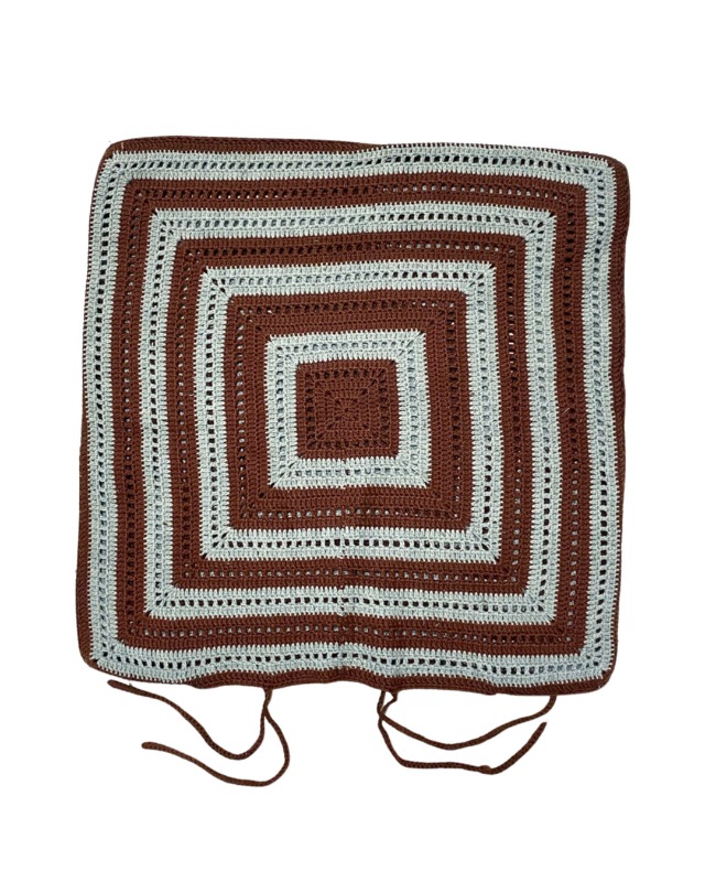 Knit cushion cover