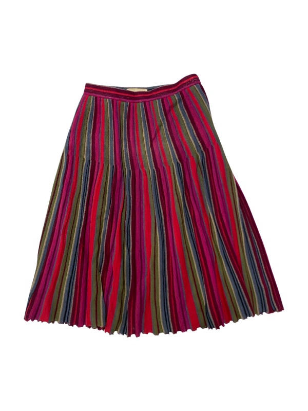 Color knit skirt