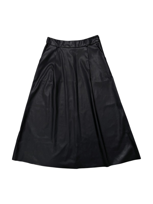 Artificial leather skirt