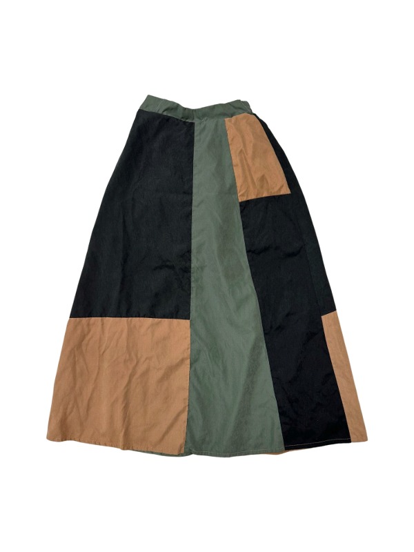 Color blocked skirt